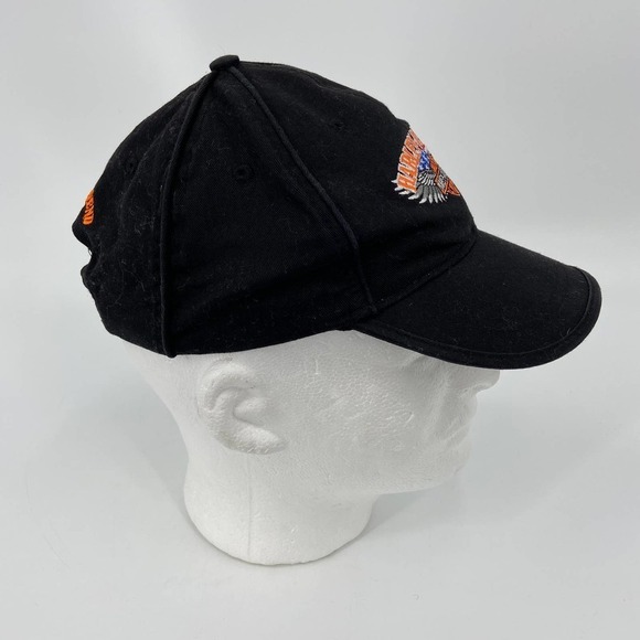 Harley-Davidson Baseball Cap Snap Back Hat Adjustable Fit Adult One Size Black - Picture 2 of 8
